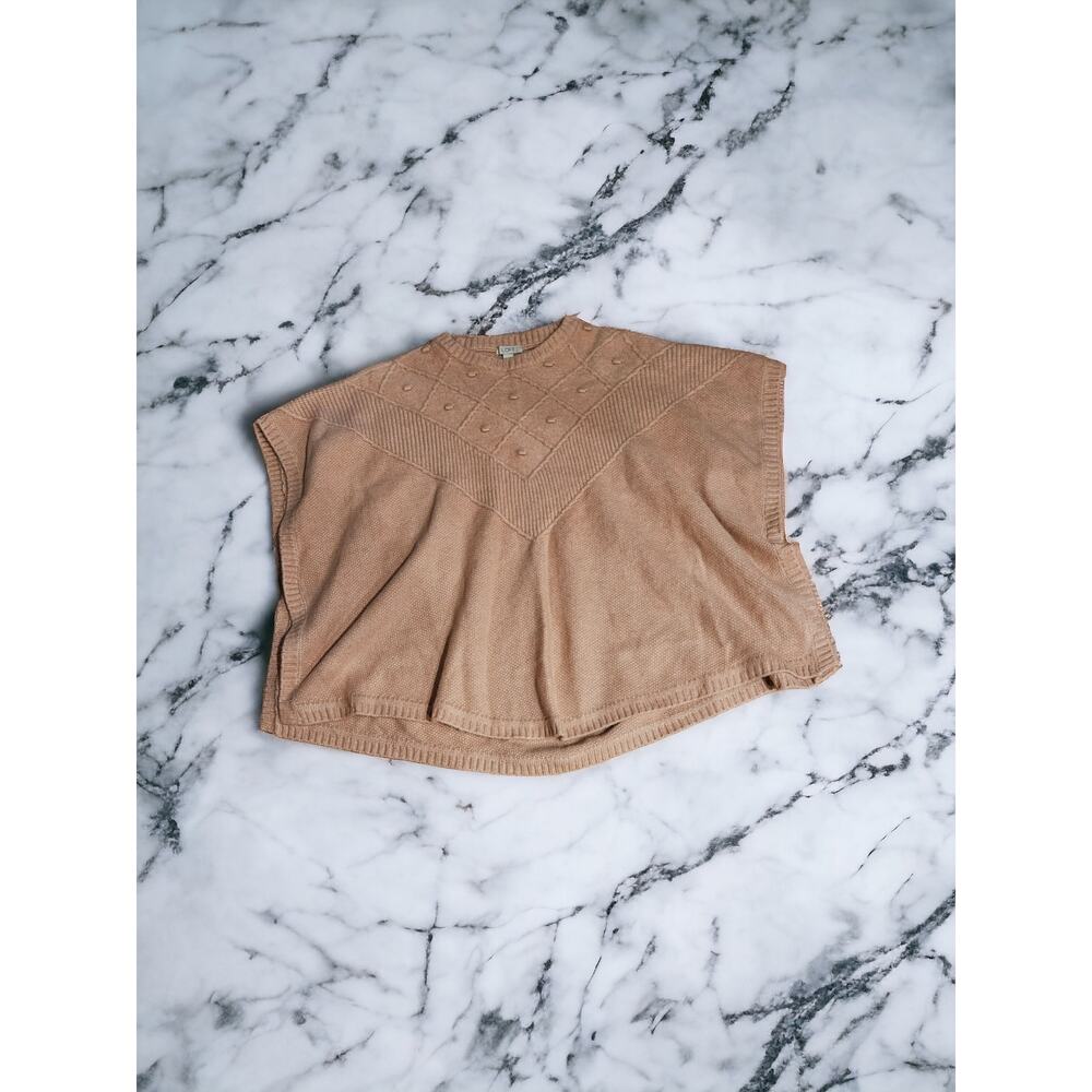 LOFT Medium Pink Knit Poncho